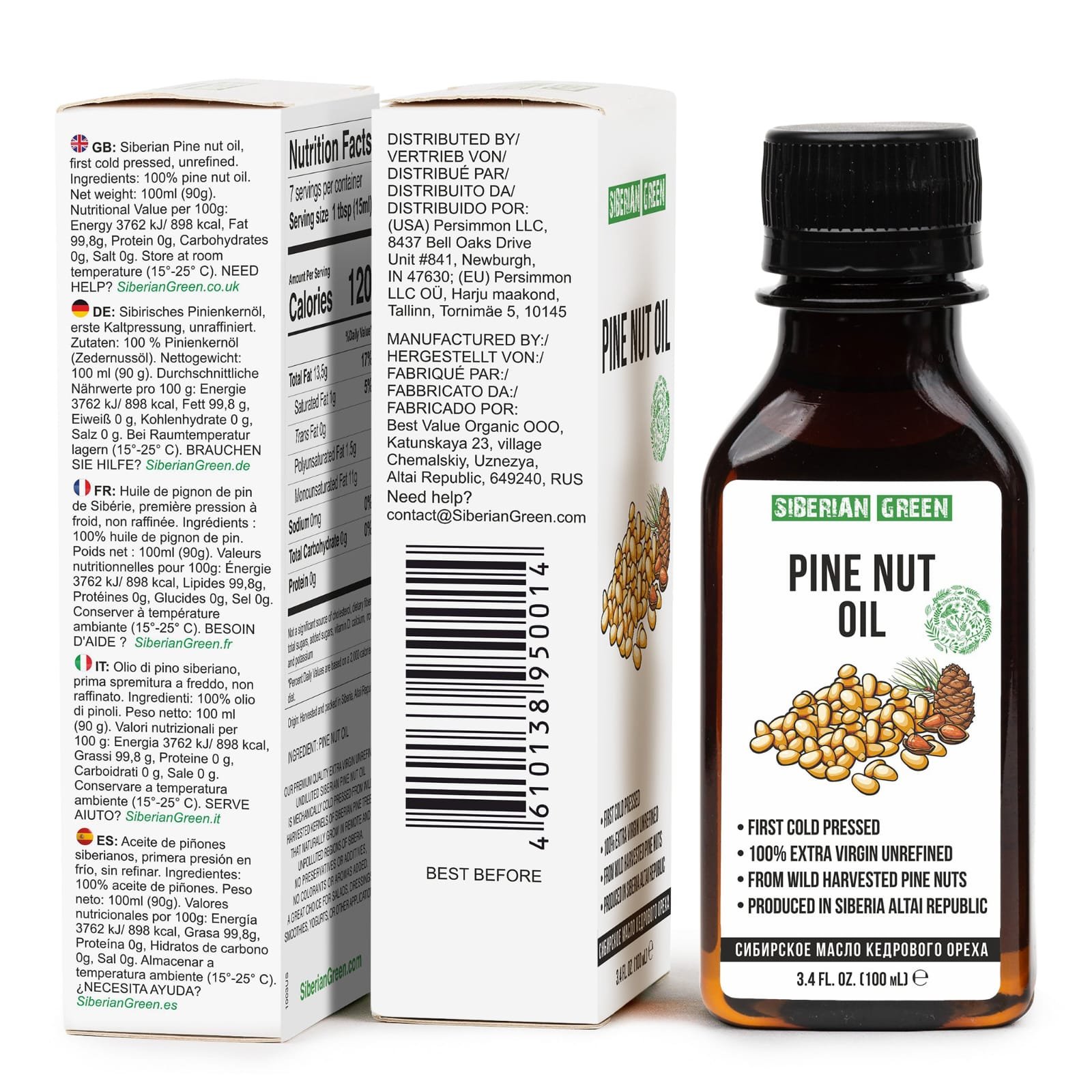 Pine nut oil- Buy pine oil online - Image 3